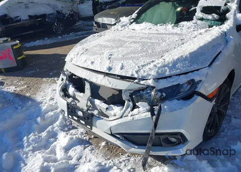 2019 Honda Civic Sport z USA, uszkodzony, nr VIN 2HGFC2F85KH586950